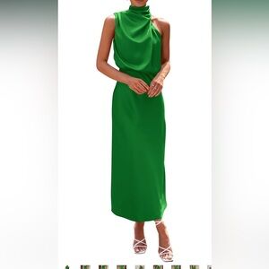 Amazon Green Midi Dress